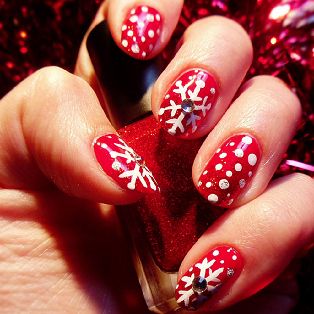 Kết quả hình ảnh cho nail cho ngày giáng sinh
