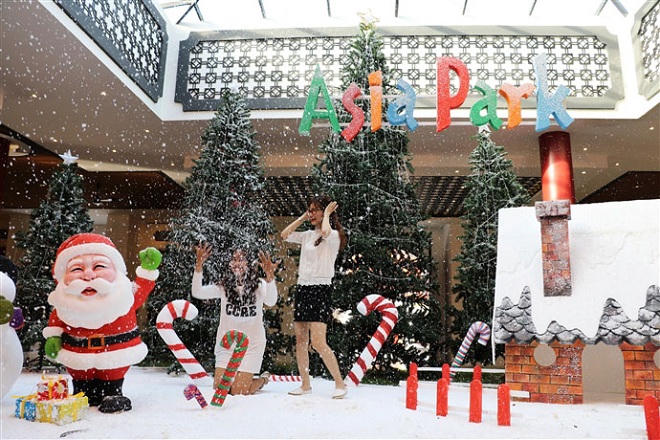 Giáng sinh rộn ràng ở Asia Park