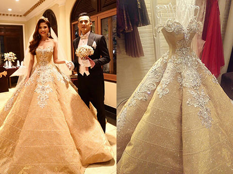 Kết quả hình ảnh cho Thúy Diễm váy cưới