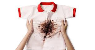 Kết quả hình ảnh cho quần áo Vết bẩn có chứa dầu: