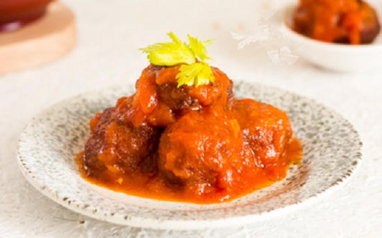 Kết quả hình ảnh cho Thịt viên sốt chua ngọt