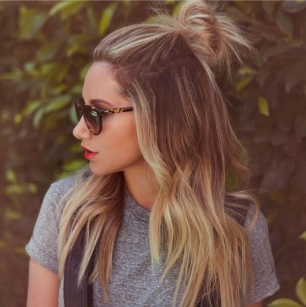 Kết quả hình ảnh cho Tóc búi nửa