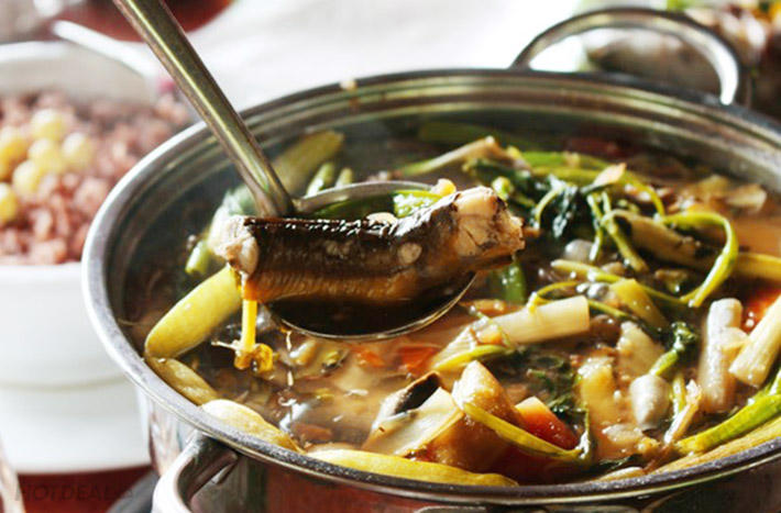 Kết quả hình ảnh cho Lẩu lươn thơm ngon