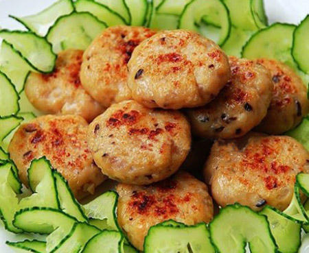 Kết quả hình ảnh cho Chả thịt gà