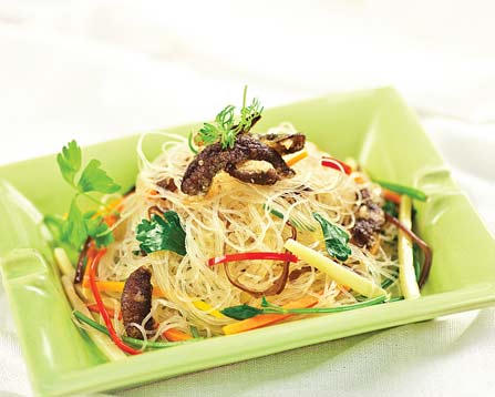 Kết quả hình ảnh cho miến xào lươn