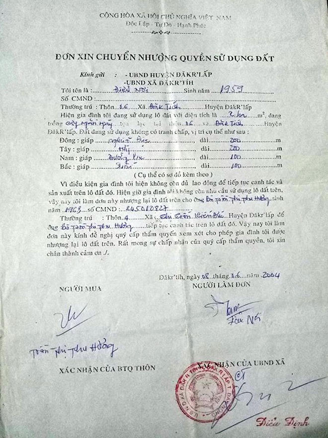 Vụ thu hồi đất ở Đắk Nông: Sở TN&MT nói đã 'làm hết trách nhiệm'