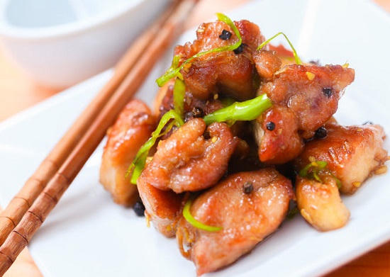 Kết quả hình ảnh cho thịt lợn rang cay của Tứ Xuyên