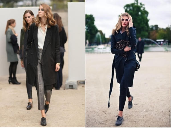 Kết quả hình ảnh cho Mix giày Oxford cùng váy taylor swift sao Châu ÂU mùa đông