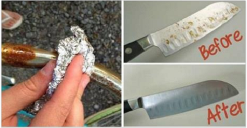 Kết quả hình ảnh cho Làm mới đồ kim loại bị gỉ sét dung dịch