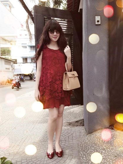 Kết quả hình ảnh cho Đầm bầu dáng xòe sao Châu Âu