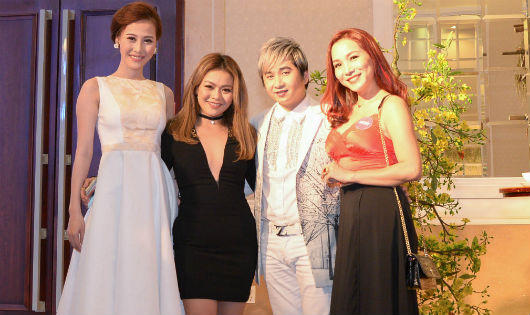 Lâm Kỳ Nguyên - Nguyễn Quốc Trường Thịnh hội ngộ  trên thảm đỏ hội xuân