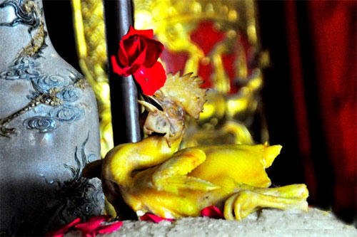 Kết quả hình ảnh cho đặt gà cúng chuẩn
