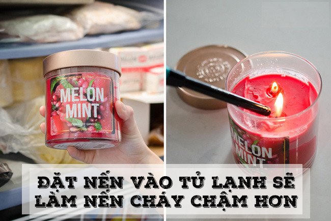 Kết quả hình ảnh cho Cho nến vào tủ lạnh