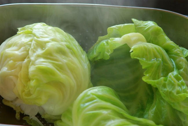 Kết quả hình ảnh cho Bắp cải luộc