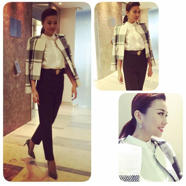 Kết quả hình ảnh cho Áo blazer/vest khoác hờ trên vai sao Châu Âu