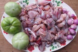 Kết quả hình ảnh cho ếch đồng xào cà chua xanh