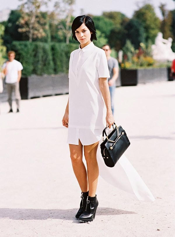 Kết quả hình ảnh cho Váy sơ mi sao Châu Âu