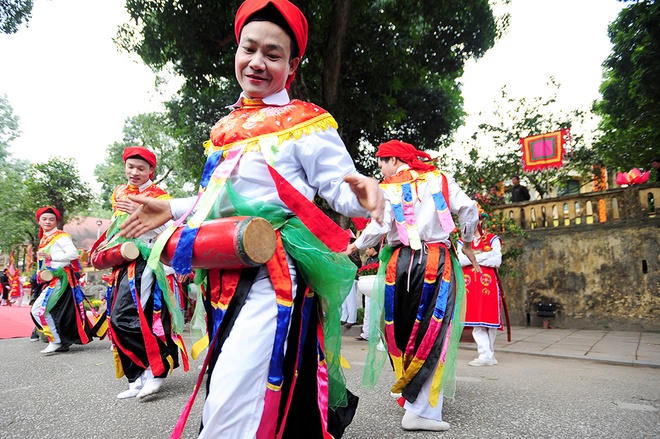 Vũ điệu độc đáo ở làng Triều Khúc