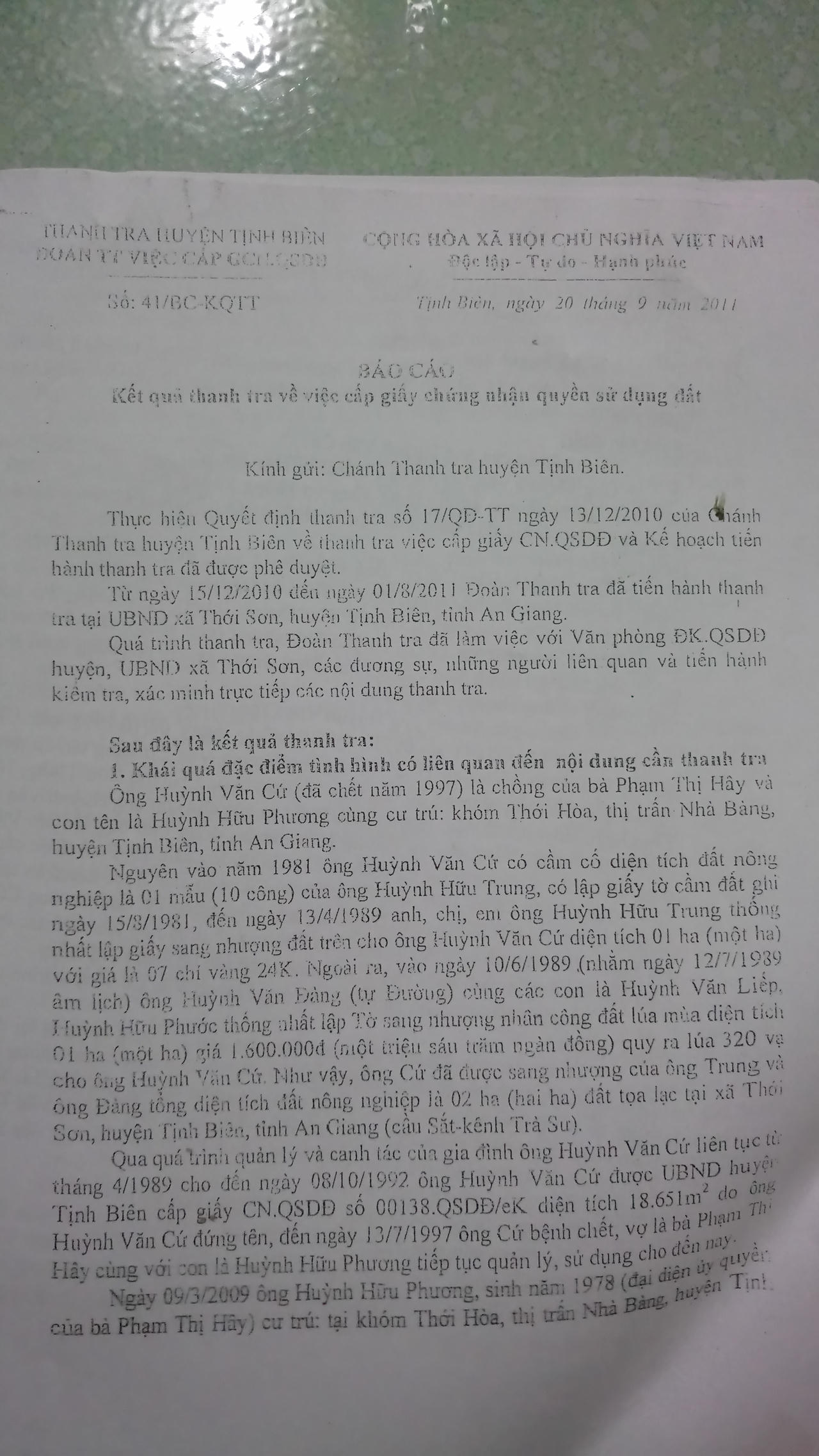 An Giang: Cán bộ địa chính làm ngơ để người chết 'đội mồ' ký tên chuyển nhượng
