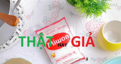 Kết quả hình ảnh cho phân biệt mì chính thật giả