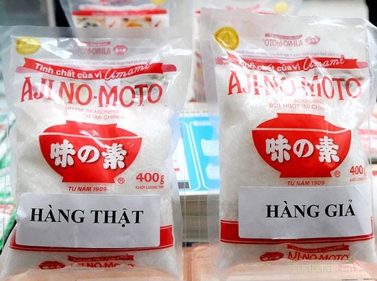 Kết quả hình ảnh cho phân biệt mì chính thật giả