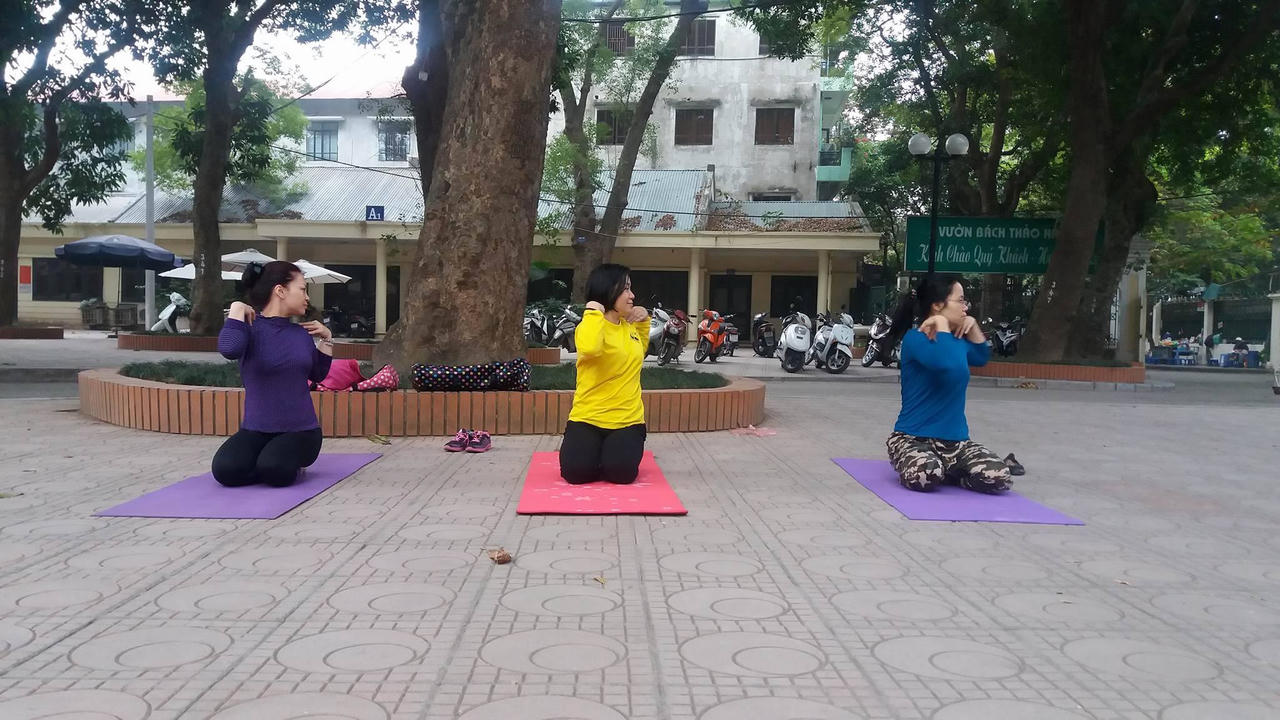 Sống khỏe nhờ tập khí công 