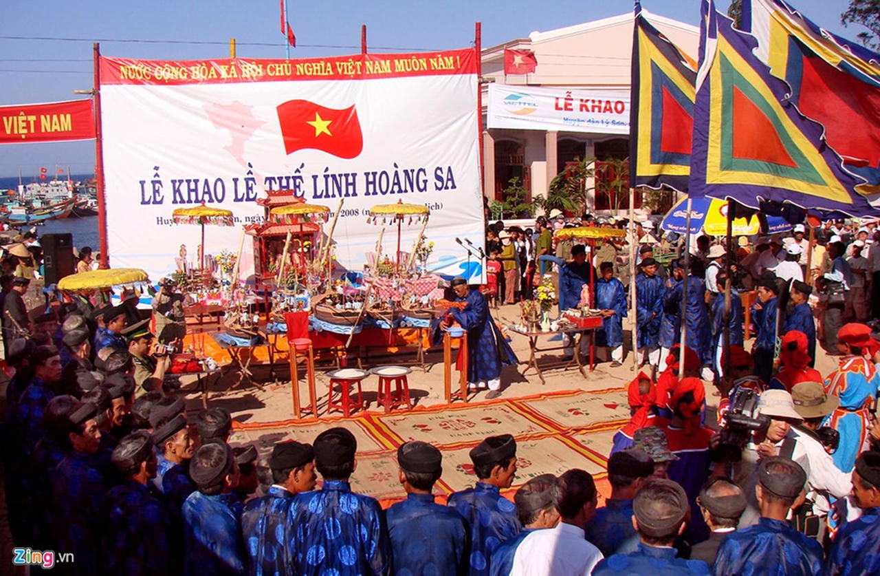 Người gác Âm linh tự đã về với các hùng binh Hoàng Sa