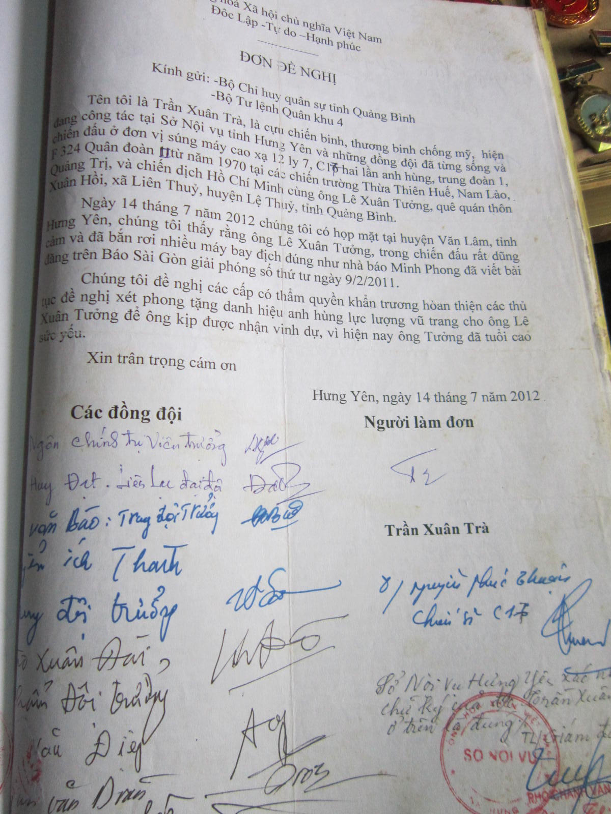 Ước nguyện cuối cùng của một dũng sĩ diệt máy bay Mỹ