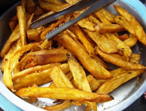 Kết quả hình ảnh cho khoai lang chiên