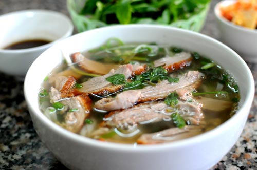 Kết quả hình ảnh cho phở vịt quay