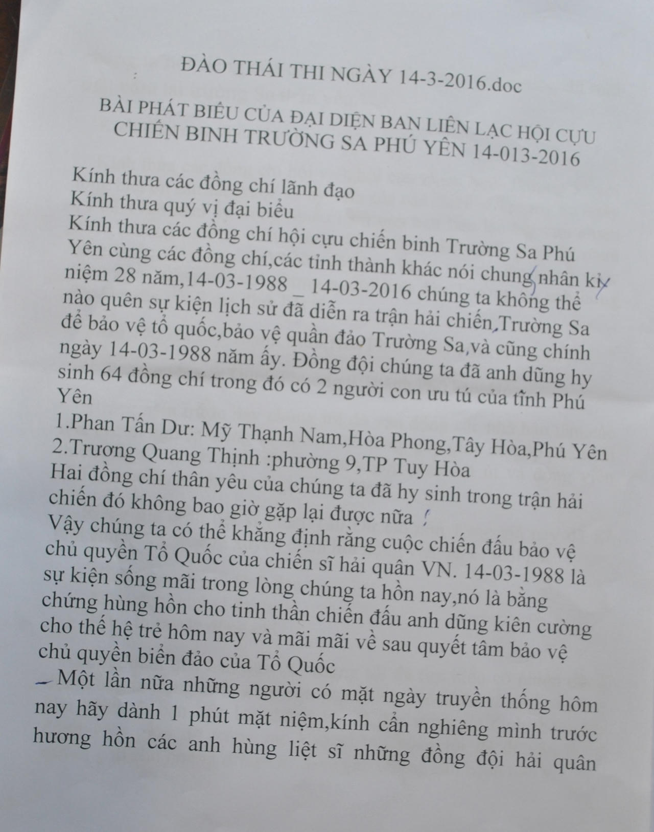 Hải chiến Gạc Ma: Đau đáu hài cốt đồng đội còn nằm giữa trùng khơi