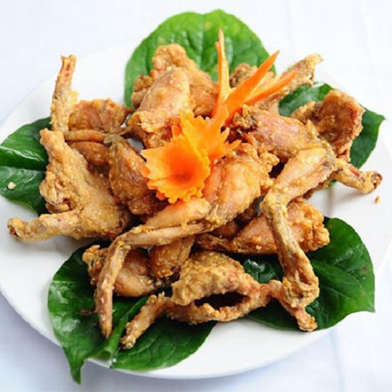 Kết quả hình ảnh cho Ếch tẩm bột chiên giòn