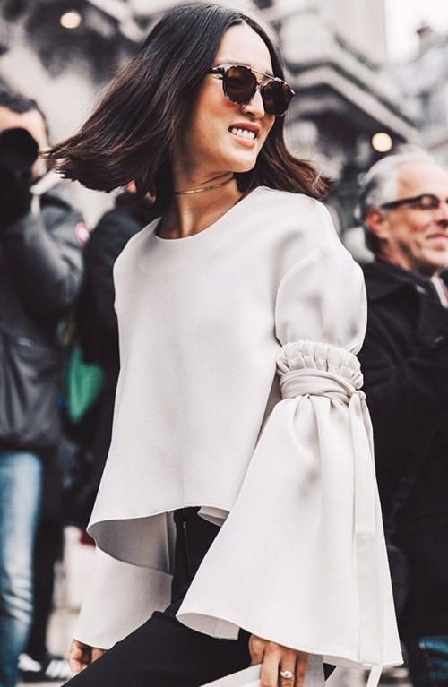 Váy áo tay chuông - kiểu mốt hot nhất hè 2017