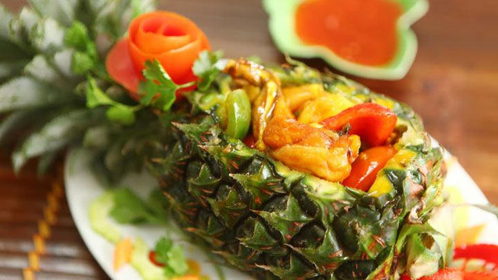 Kết quả hình ảnh cho ếch xào dứa