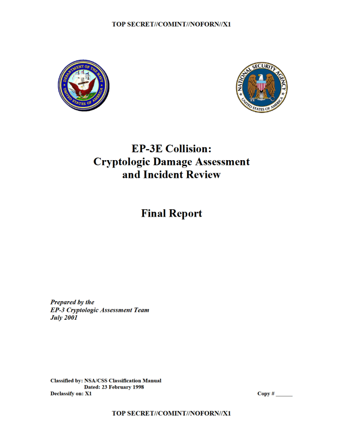 Những điều chưa biết về vụ máy bay Mỹ - Trung “đối đầu” năm 2001 