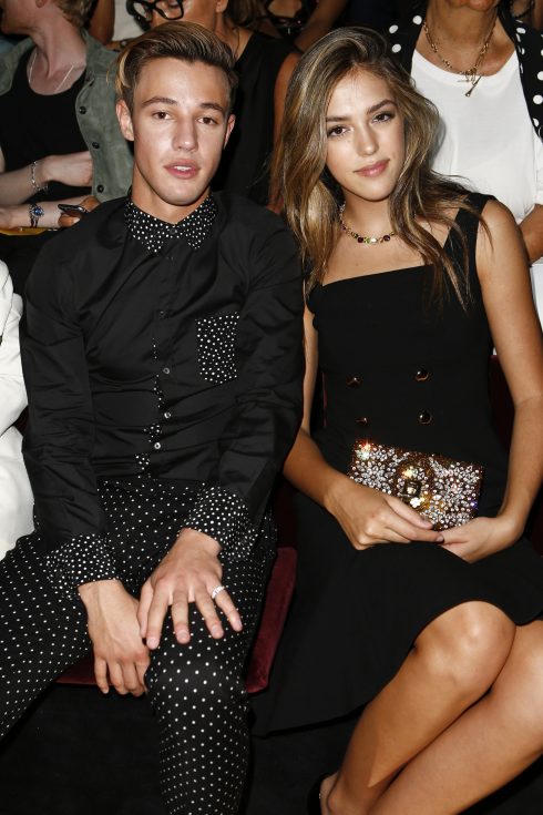 Nam diễn viên Sistine Stallone (trái) và người mẫu Sistine Stallone