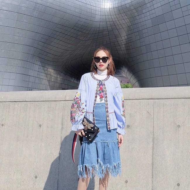 Thời trang dạo phố cực chất của fashionista Việt 