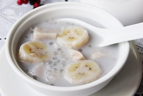 Kết quả hình ảnh cho Chè chuối cốt dừa