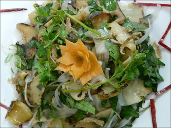 Kết quả hình ảnh cho gỏi ốc rau răm