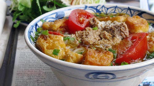 Kết quả hình ảnh cho Bún riêu