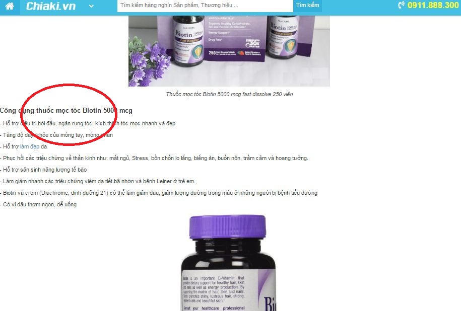Thực phẩm chức năng “đội lốt” thuốc, chiaki.vn lừa dối người tiêu dùng
