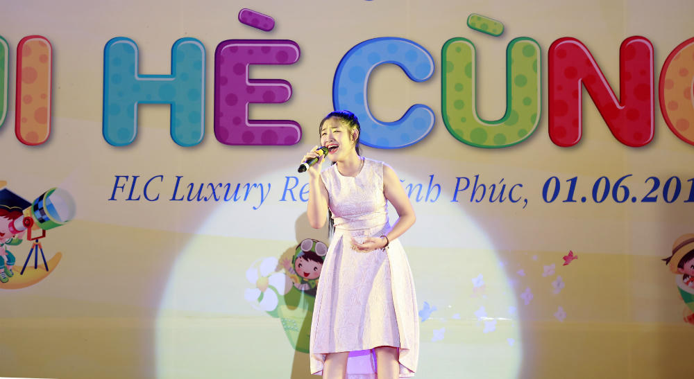 Tưng bừng chương trình “Vui hè cùng em” của FLC dành cho thiếu nhi Vĩnh Thịnh