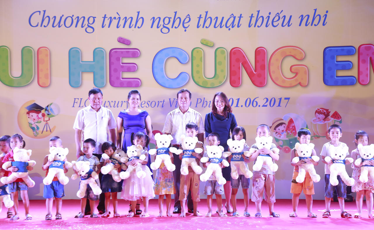 Tưng bừng chương trình “Vui hè cùng em” của FLC dành cho thiếu nhi Vĩnh Thịnh