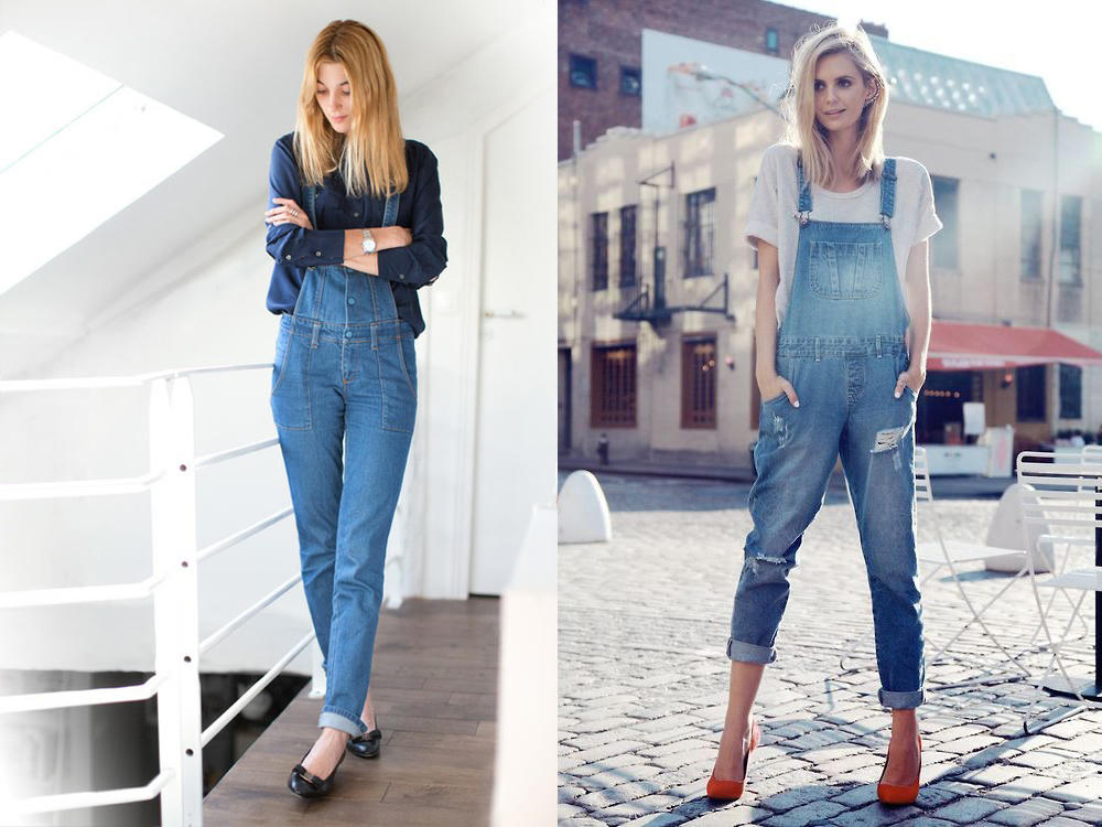 Chào Hè với phong cách thời trang quần yếm jean