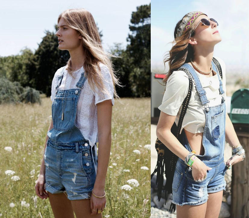 Chào Hè với phong cách thời trang quần yếm jean