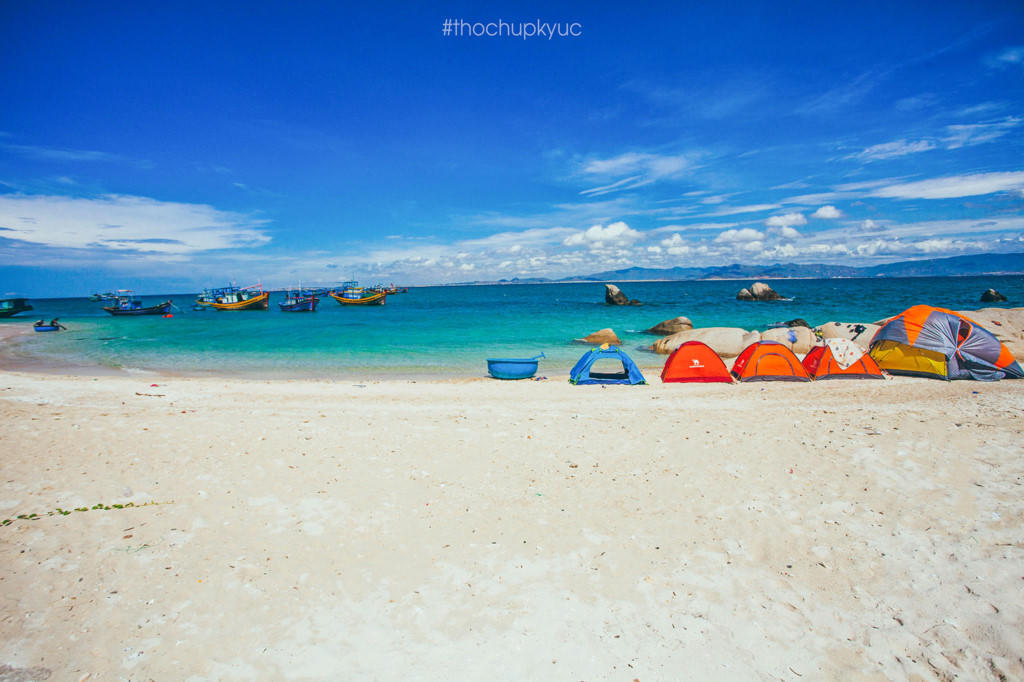 He ve Cu Lao Cau bat cua, ngam bien xanh trong vat hinh anh 12