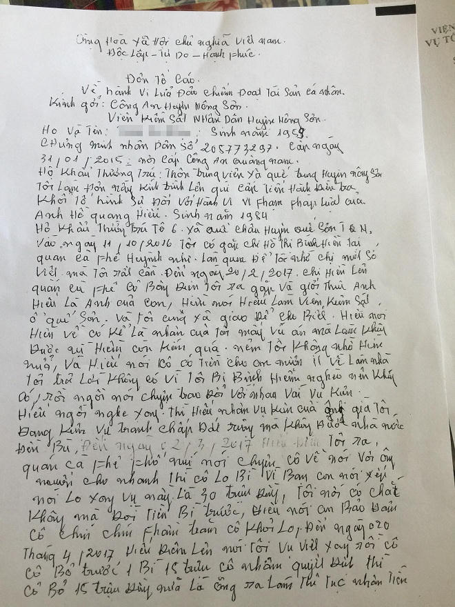 Cựu cán bộ Viện Kiểm sát “tuột xích” đem quyết định giả lừa dân