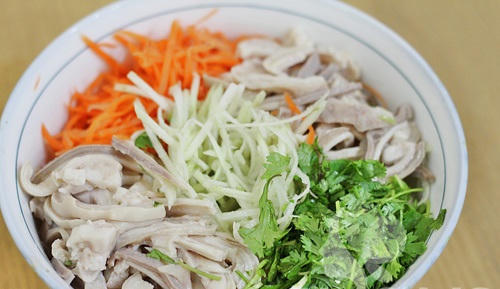 Kết quả hình ảnh cho Nộm ổi bao tử heo