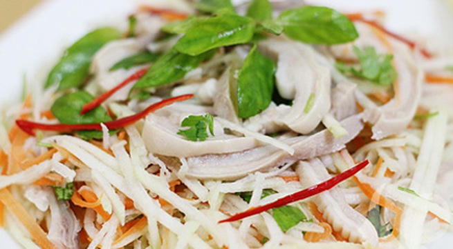 Kết quả hình ảnh cho Nộm ổi bao tử heo