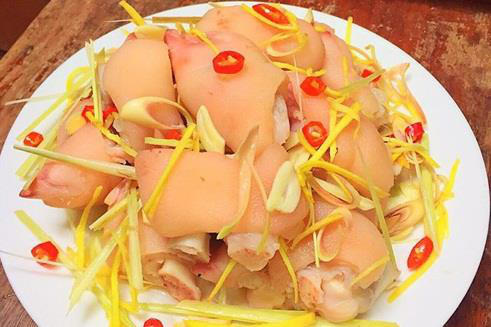 Kết quả hình ảnh cho Móng giò ngâm chua ngọt